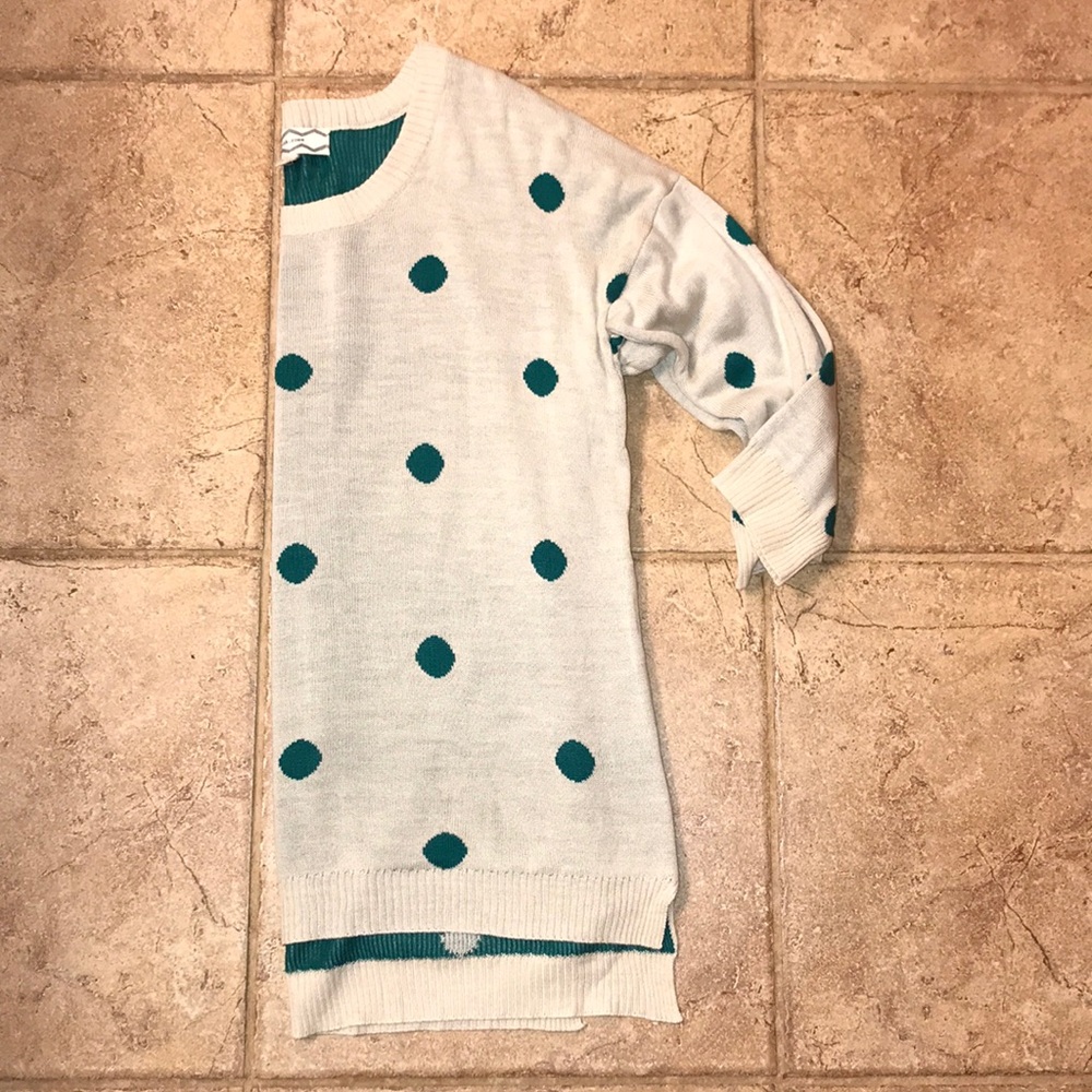 Polka dot sweater